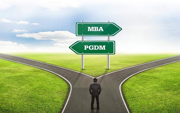 MBA and PGDM, Difference Between the Courses